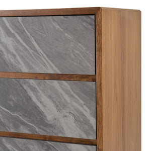   Volcanic Slate 5-Drawer Chest | Oroa.com