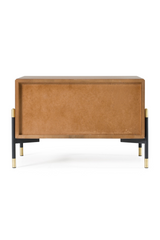 Volcanic Slate 2-Drawer Nightstand | OROA Modern Metcalf | Oroa.com