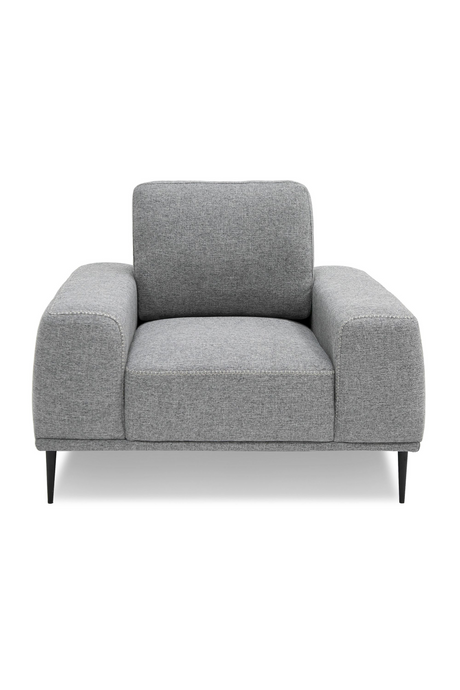 Gray Fabric Accent Chair | OROA Modern Fonda | Oroatrade.com