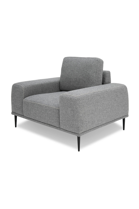 Gray Fabric Accent Chair | OROA Modern Fonda | Oroatrade.com