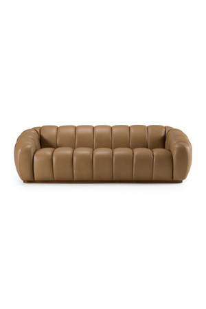 Tan Leather Sofa | OROA Modern Ekwok | Oroa.com