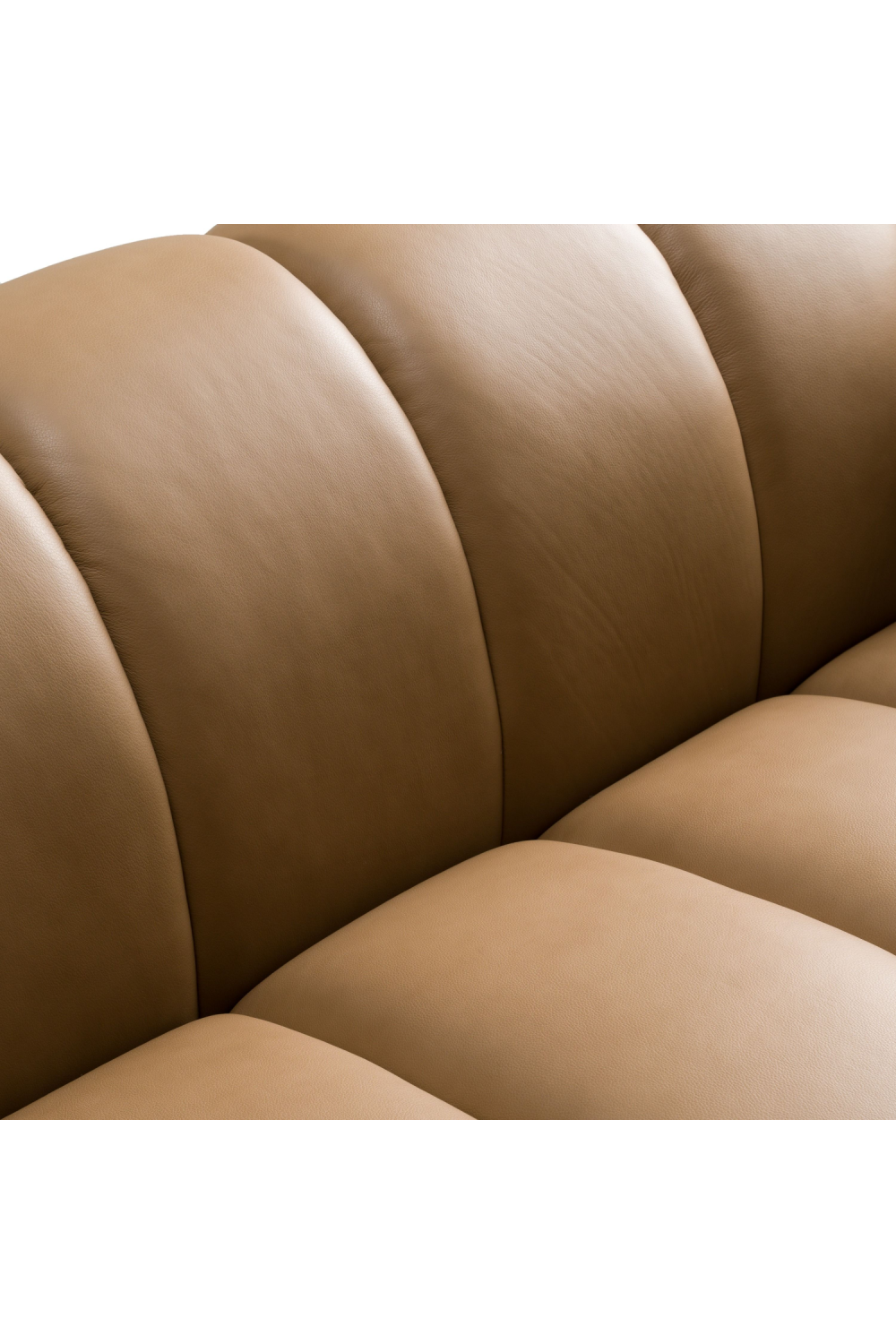Tan Leather Sofa | OROA Modern Ekwok | Oroa.com