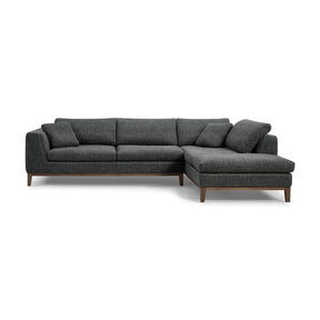 Gray Fabric Right Sectional Sofa - OROA Modern Hickman - view 1