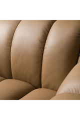 Tan Leather Lounge Chair | OROA Modern Ekwok | Oroa.com