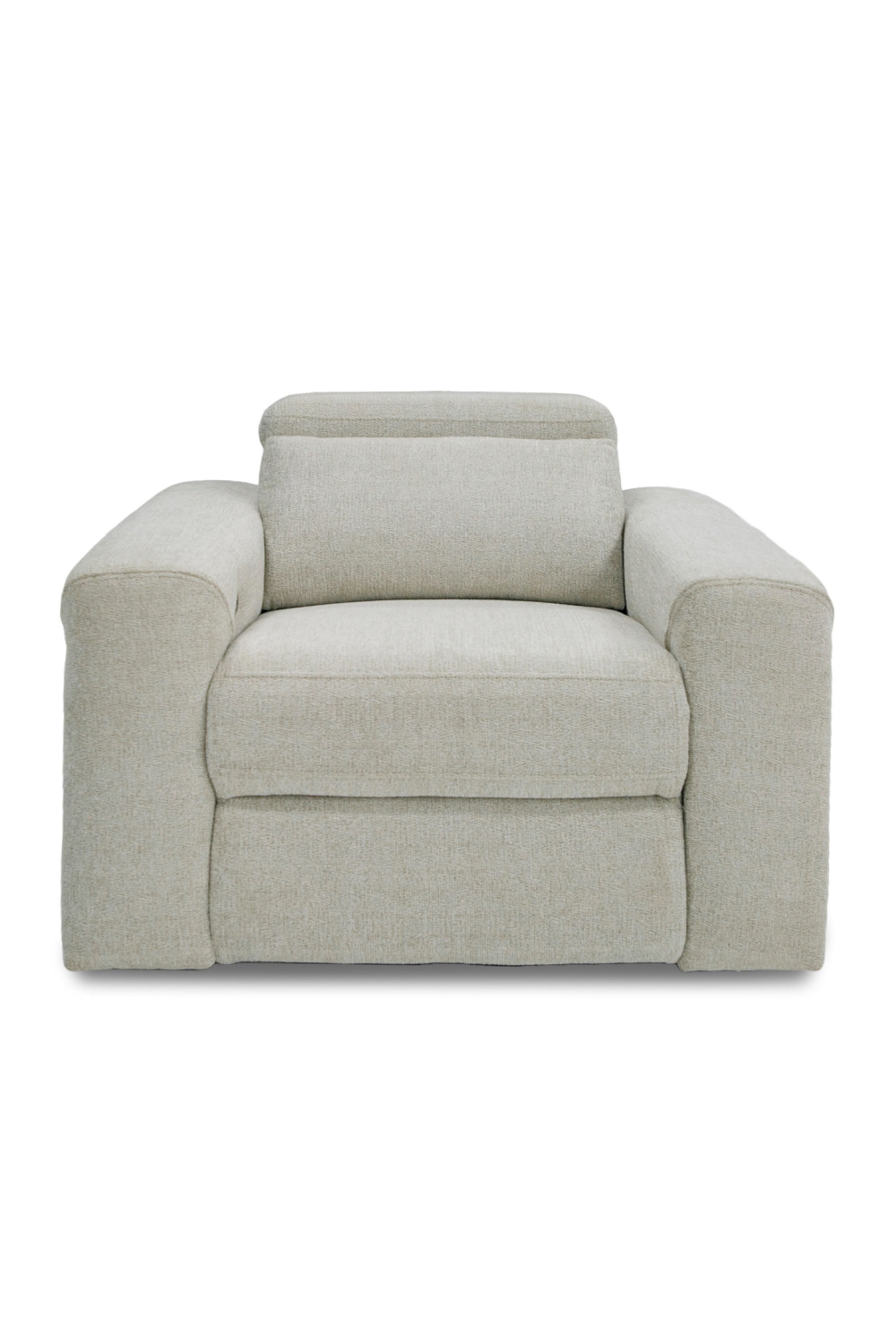 Beige Power Recliner Lounge Chair | OROA Modern Gering | Oroa.com