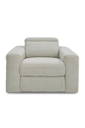 Beige Power Recliner Lounge Chair | OROA Modern Gering | Oroa.com