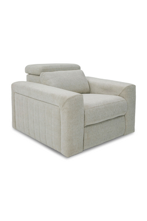 Beige Power Recliner Lounge Chair | OROA Modern Gering | Oroa.com