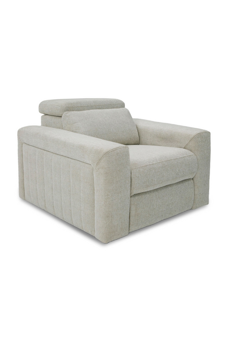 Beige Power Recliner Lounge Chair | OROA Modern Gering | Oroa.com