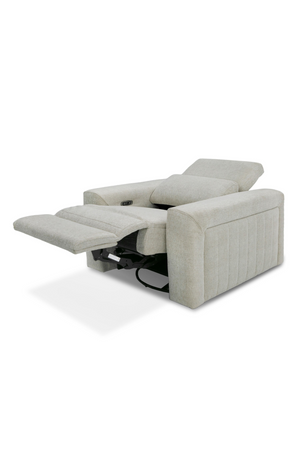 Beige Power Recliner Lounge Chair | OROA Modern Gering | Oroa.com