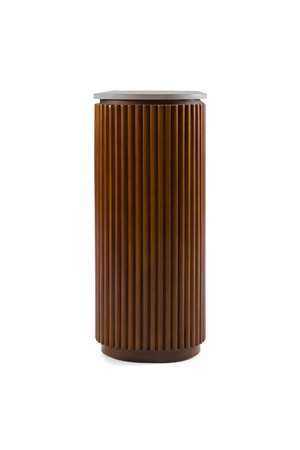 Fluted Wood Base Console Table | OROA Modern Duncan | Oroa.com