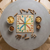 Walnut Base Round Dining Table | OROA Modern Bateman