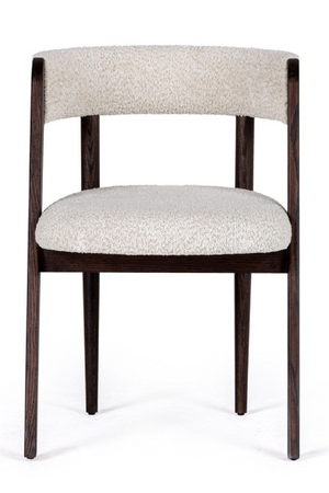Rounded-Back Walnut Dining Chairs (2) | OROA Modern Vegas | Oroa.com