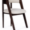 Rounded-Back Walnut Dining Chairs (2) | OROA Modern Vegas | Oroa.com