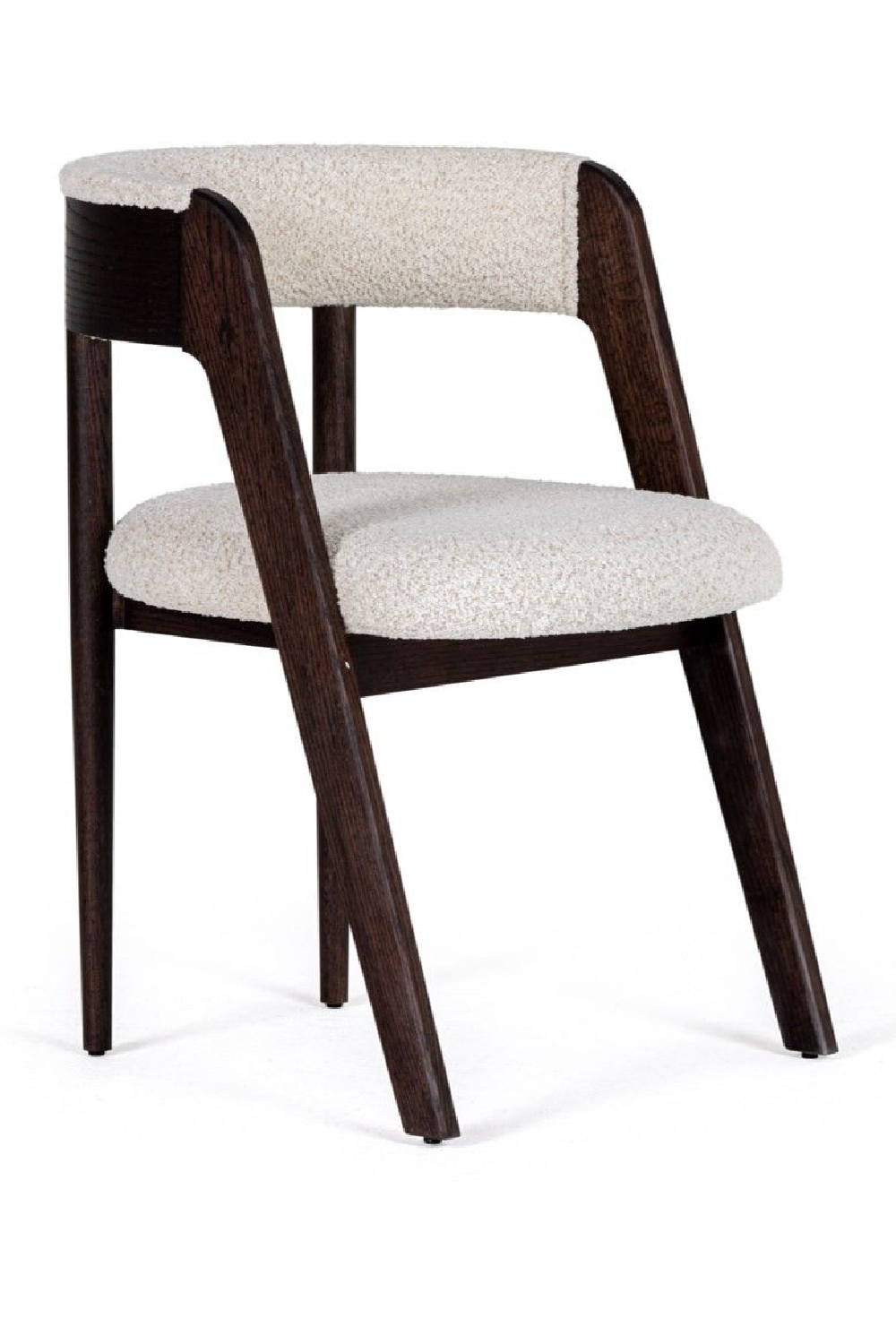 Rounded-Back Walnut Dining Chairs (2) | OROA Modern Vegas | Oroa.com