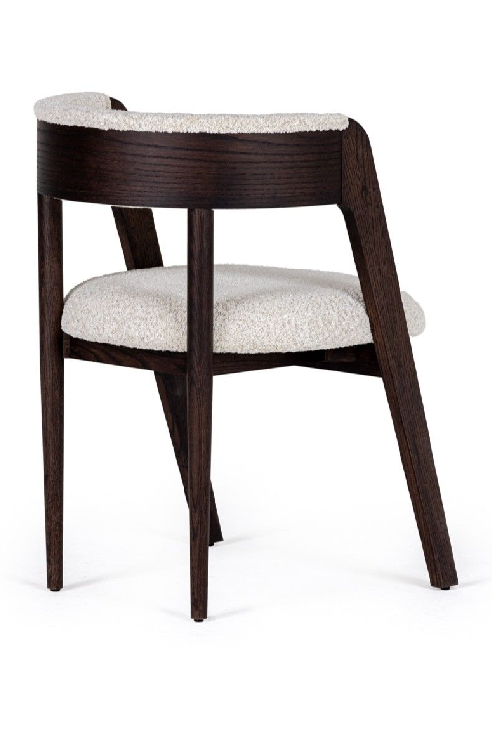 Rounded-Back Walnut Dining Chairs (2) | OROA Modern Vegas | Oroa.com