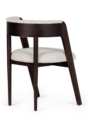 Rounded-Back Walnut Dining Chairs (2) | OROA Modern Vegas | Oroa.com