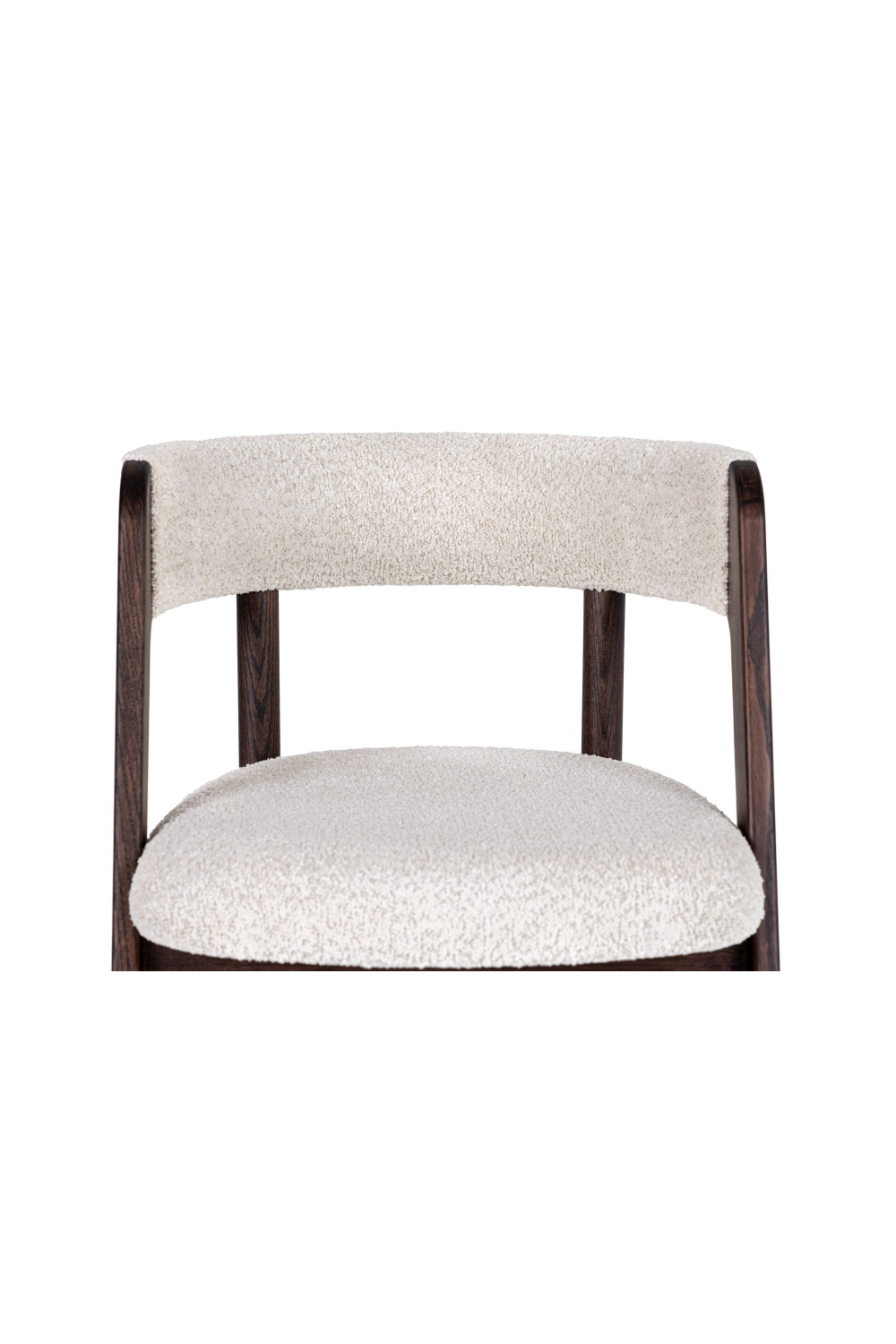 Rounded-Back Walnut Dining Chairs (2) | OROA Modern Vegas | Oroa.com