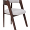 Rounded-Back Walnut Dining Chairs (2) | OROA Modern Vegas | Oroa.com