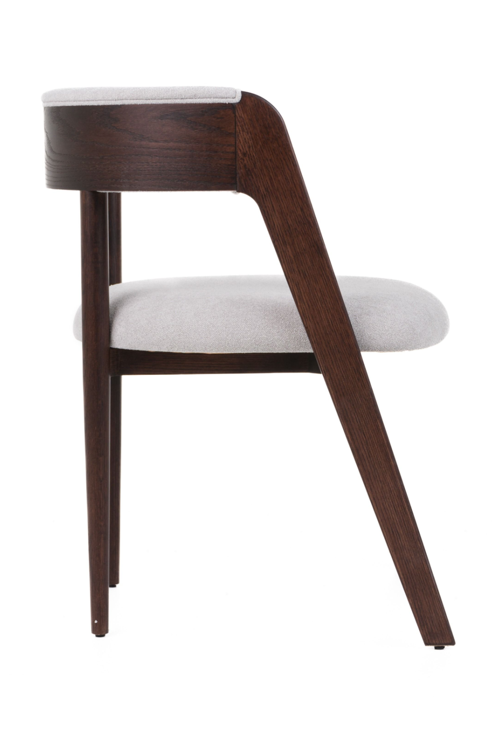 Rounded-Back Walnut Dining Chairs (2) | OROA Modern Vegas | Oroa.com