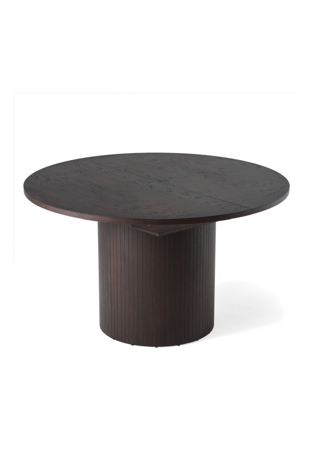 Brown Oak Extendable Dining Table | OROA Modern Miami | Oroa.com