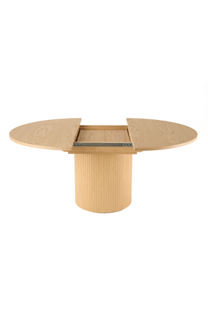 Round Oak Extendable Dining Table | OROA Modern Miami | Oroa.com