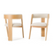 Wood Framed Curve Dining Chairs (2) | OROA Modern Washington | Oroa.com