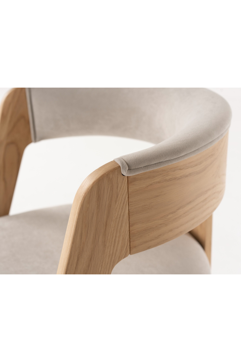 Wood Framed Curve Dining Chairs (2) | OROA Modern Washington | Oroa.com