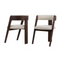 Wood Framed Curve Dining Chairs (2) | OROA Modern Washington | Oroa.com