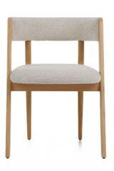 Rounded-Back Walnut Dining Chairs (2) | OROA Modern Vegas | Oroa.com