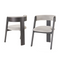 Wood Framed Curve Dining Chairs (2) | OROA Modern Washington | Oroa.com