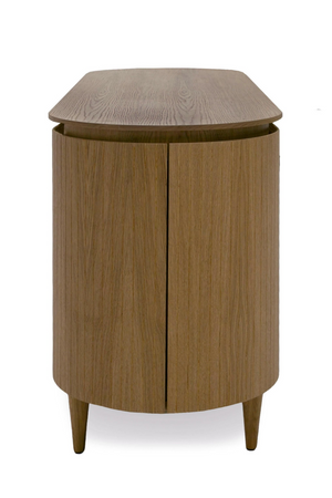 Oak 4-Door Oval Sideboard | OROA Modern Miami