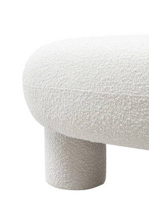 White Upholstered Bench | Modern Gaynes | Oroa.com