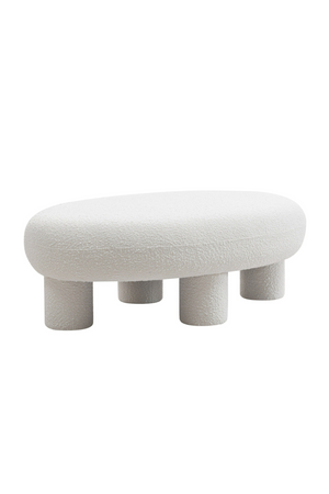 White Upholstered Bench | Modern Gaynes | Oroa.com