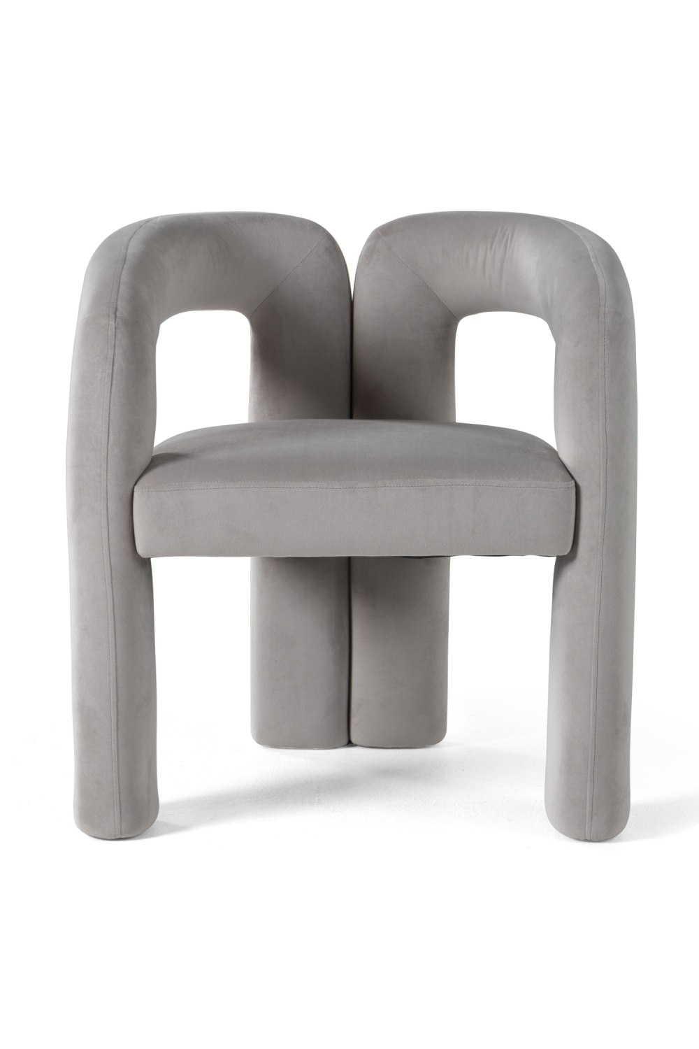 Gray Velvet Dining Chair | OROA Modern Mulgrew | Oroa.com