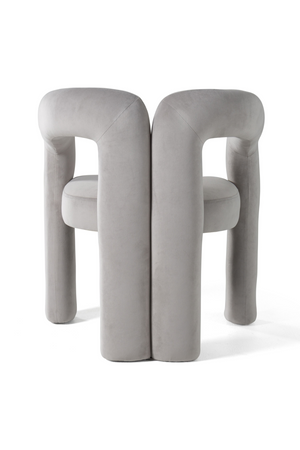 Gray Velvet Dining Chair | OROA Modern Mulgrew | Oroa.com