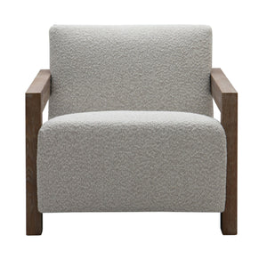   Oak-Framed Upholstered Lounge Chair | Oroa.com