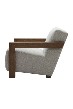 Oak-Framed Beige Accent Chair | OROA Modern Marchland | Oroa.com