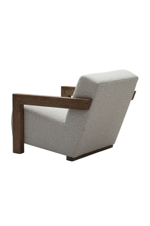 Oak-Framed Beige Accent Chair | OROA Modern Marchland | Oroa.com