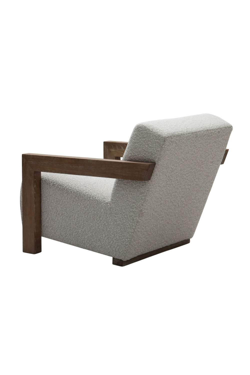 Oak-Framed Upholstered Lounge Chair | OROA Modern Rosen