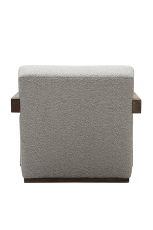 Oak-Framed Beige Accent Chair | OROA Modern Marchland | Oroa.com