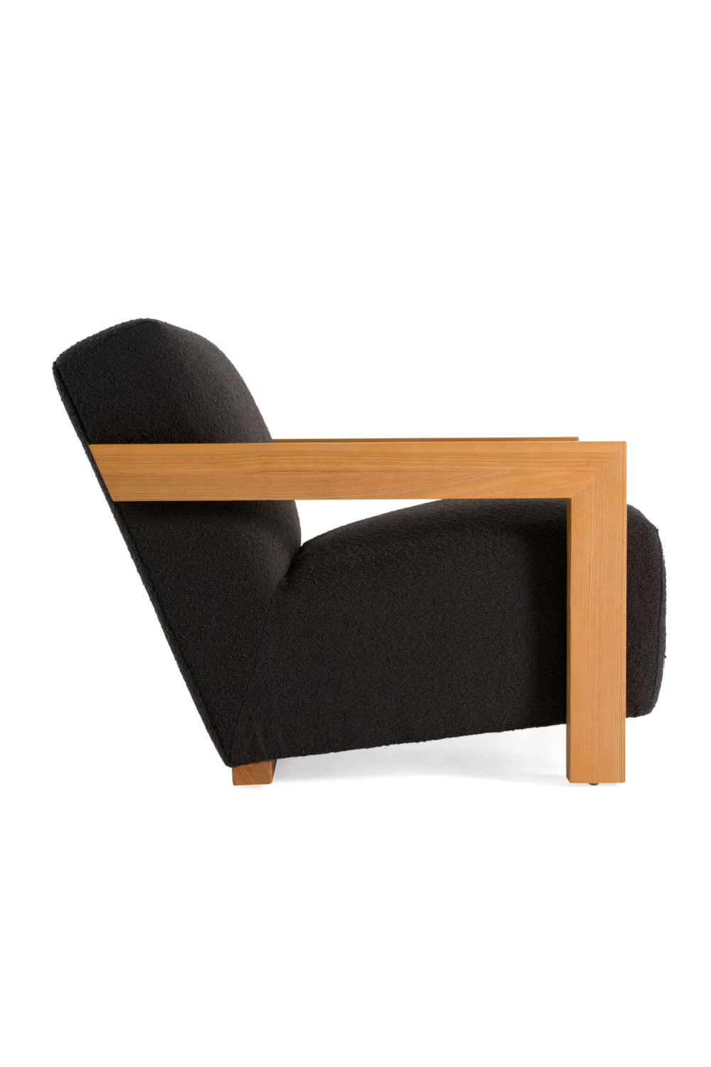 Oak-Framed Upholstered Lounge Chair | OROA Modern Rosen | Oroa.com
