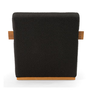   Oak-Framed Upholstered Lounge Chair | Oroa.com
