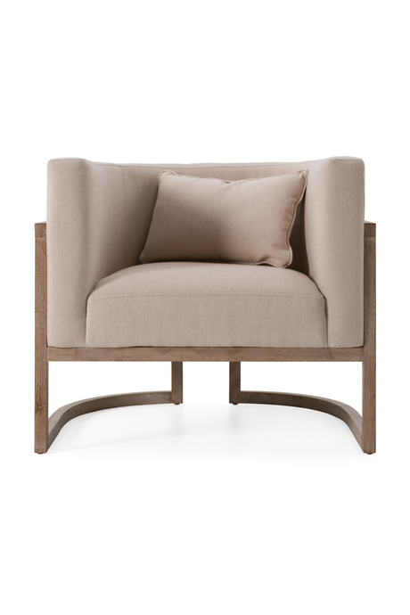 Gray Oak Rattan Accent Chair | OROA Modern Haney | Oroa.com
