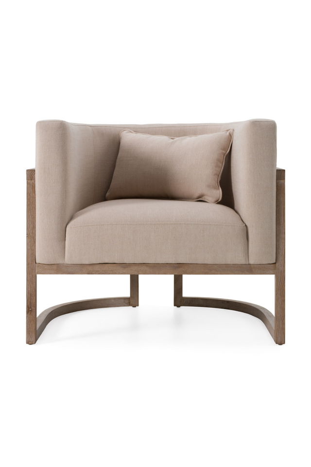 Gray Oak Rattan Accent Chair | OROA Modern Haney | Oroa.com