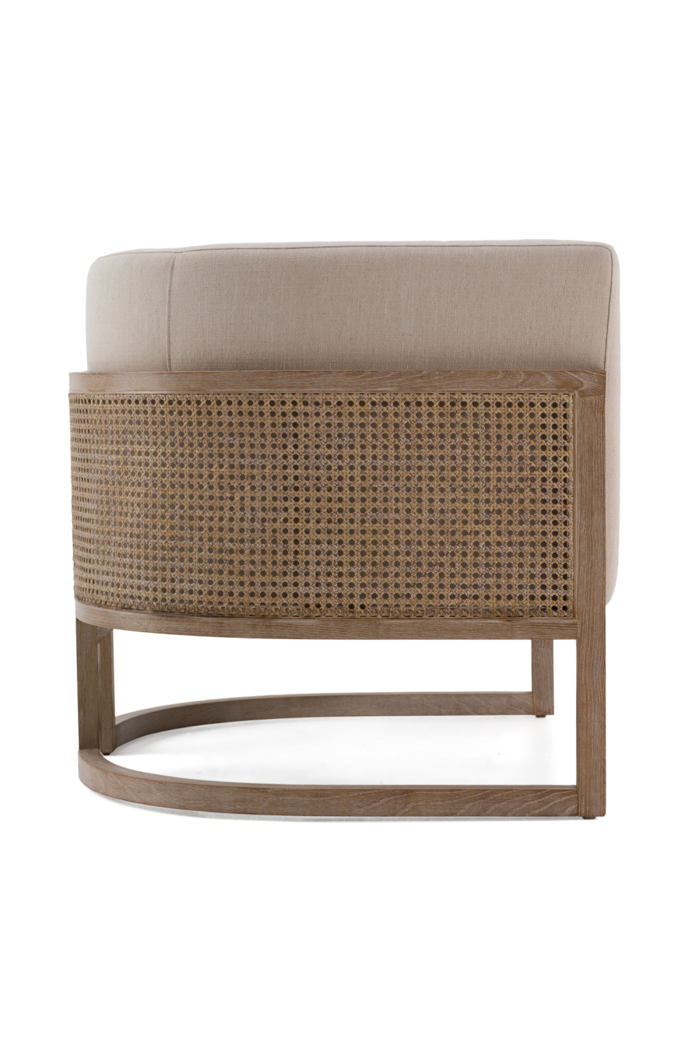 Gray Oak Rattan Accent Chair | OROA Modern Haney | Oroa.com