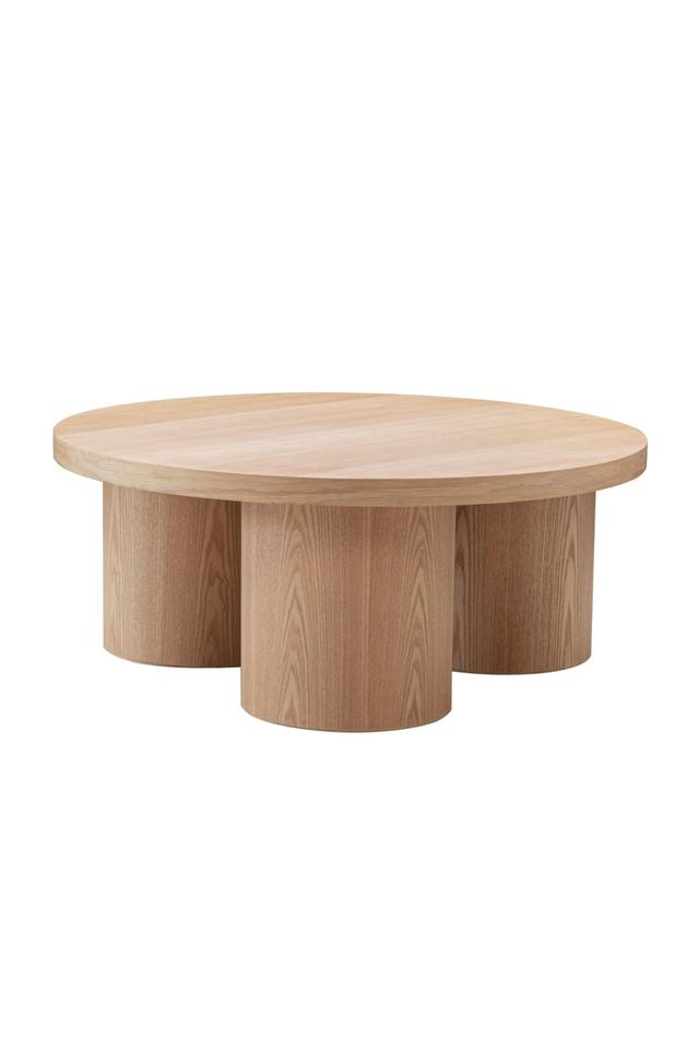 Oak Round Coffee Table | OROA Modern Babson | Oroa.com