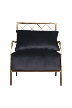 Velvet Padded Accent Chair | OROA Modern Ignacio | Oroa.com