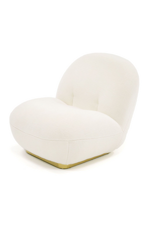 White Sherpa Accent Chair | OROA Modern Crestone | Oroa.com