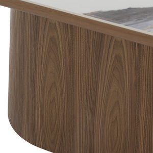   Modern European furniture - Oval White Ceramic Dining Table - www.oroa.com | Oroa.com