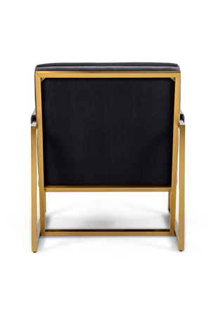 Gray Velvet Lounge Chair | OROA Modern Anton | Oroa.com